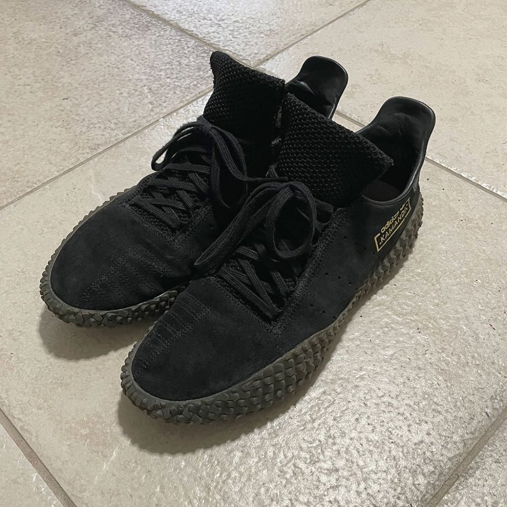 ADIDAS KAMANDA black suede (10.5)
